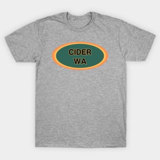 Cider Washington! Gold, Orange and Evergreen Style T-Shirt